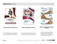 2023 Panini Immaculate College Football Hobby Case - 5 Boxes
