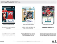 2022 National Treasures Football Hobby 4-Box Case
