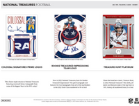 2022 National Treasures Football Hobby 4-Box Case