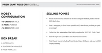 2023 Panini Prizm Draft Picks Football Hobby 16-Box Case
