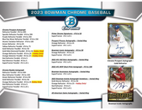 2023 Bowman Chrome Baseball Hobby Box