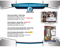 2023 Bowman Chrome Baseball Hobby Box