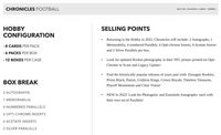 2022 Panini Chronicles Football Hobby Box