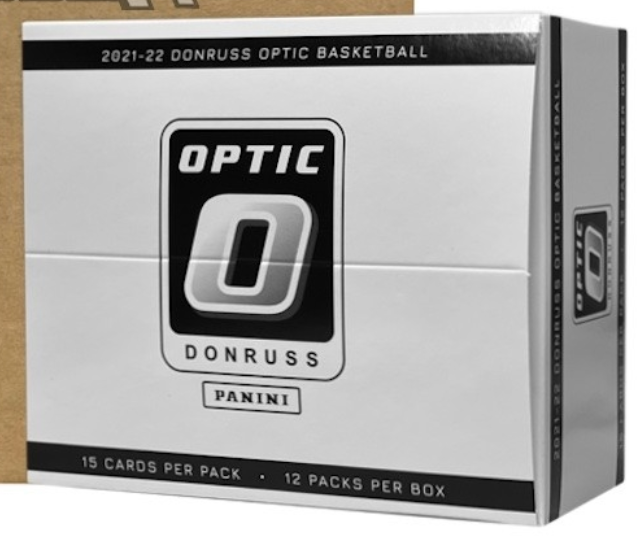 2021-22 store Panini Optic Basketball Card Cello Box of 12 Packs from Sealed Case