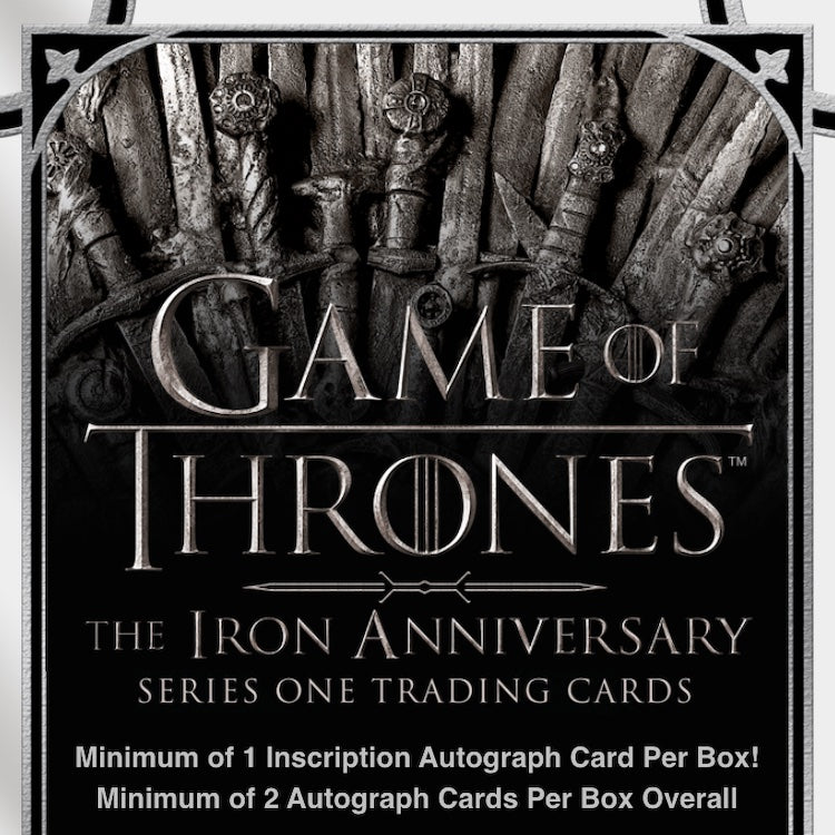 2021 Rittenhouse Game of Thrones Iron Anniversary Series 1 Trading Cards